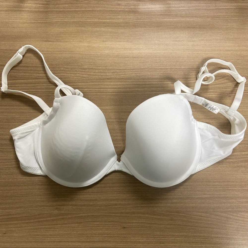 Jockey‎ White Side Panel Underwire Padded Bra 34C  7974 4724